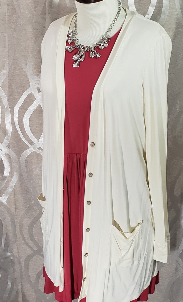 Favorite Cardi Cream By Agnes & Dora